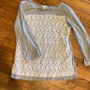 J crew lace top